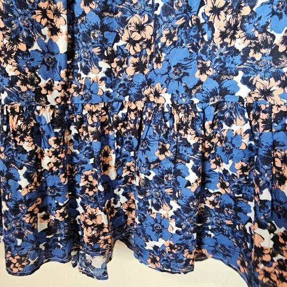 NWOT FREE PEOPLE BOHO PATTERN PLAY LINEN BLEND SHORT DRESS SZ MEDIUM - Picture 11 of 16